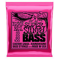 Струны для 4-струнной бас-гитары Ernie Ball Super Slinky Bass P02834
