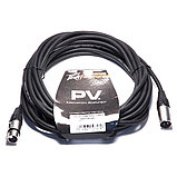 Микрофонный кабель XLR-XLR 7,6 м Peavey PV 25' LOW Z MIC CABLE, фото 2