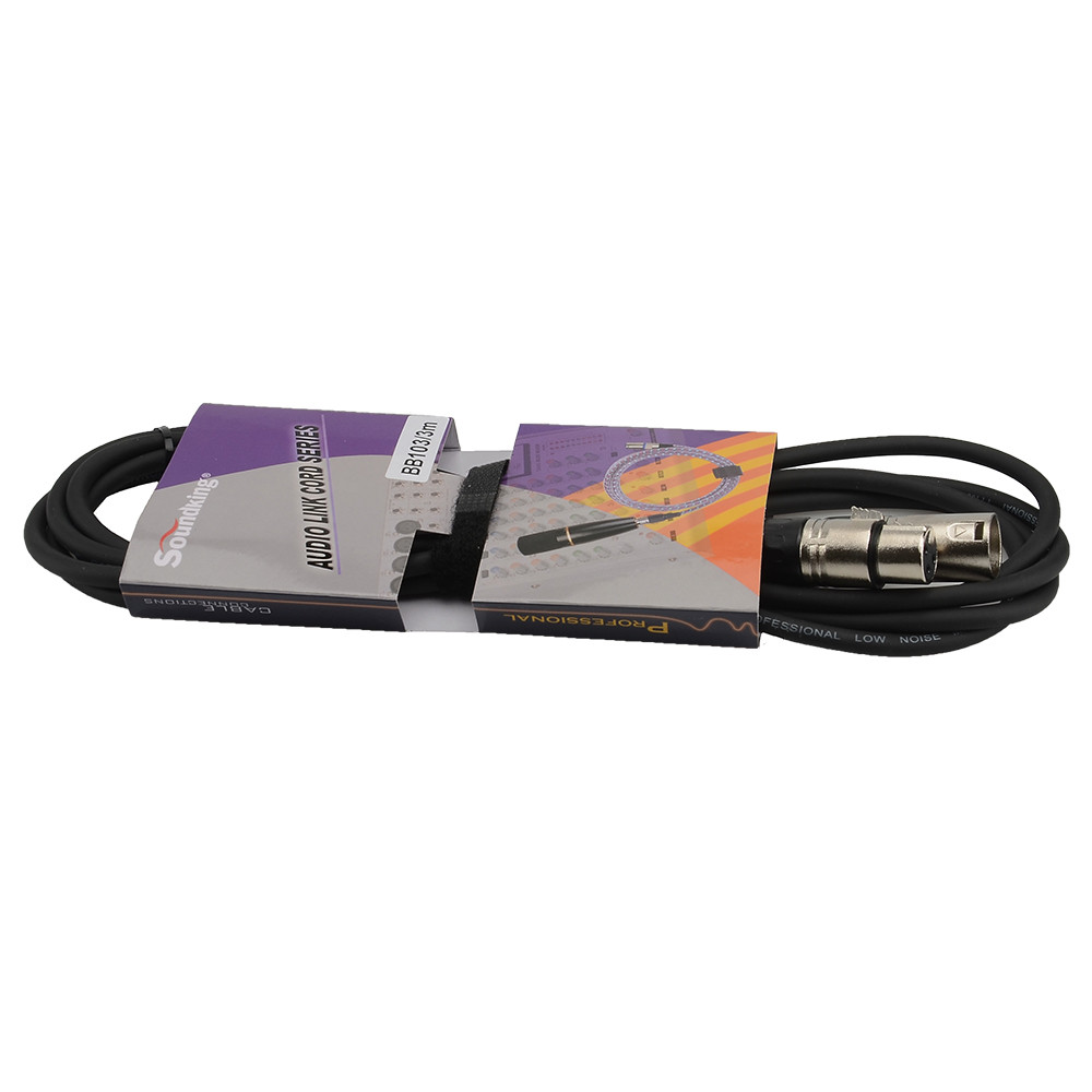 XLR-XLR 3М SoundKing BB103-3M микрофон кабелі - фото 4 - id-p74921589