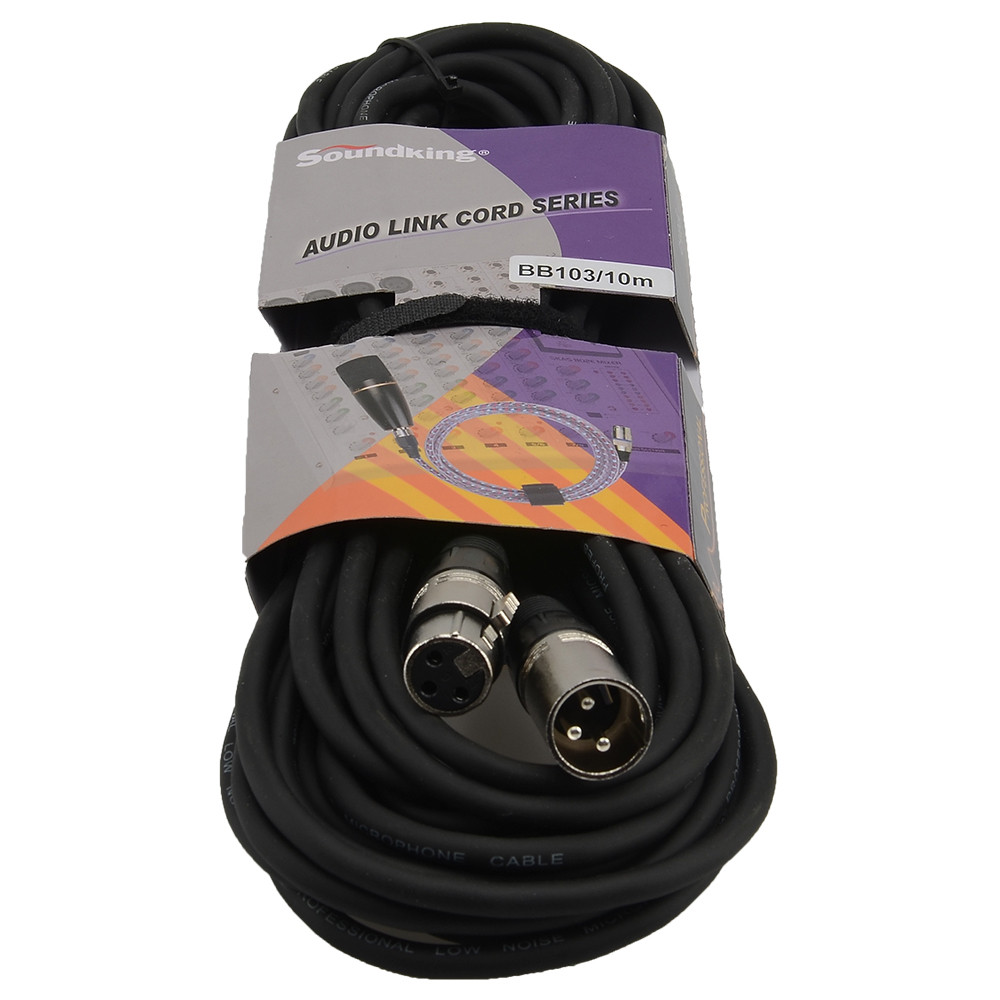 Микрофонный кабель XLR-XLR 10 м SoundKing BB103-10M - фото 1 - id-p74921443