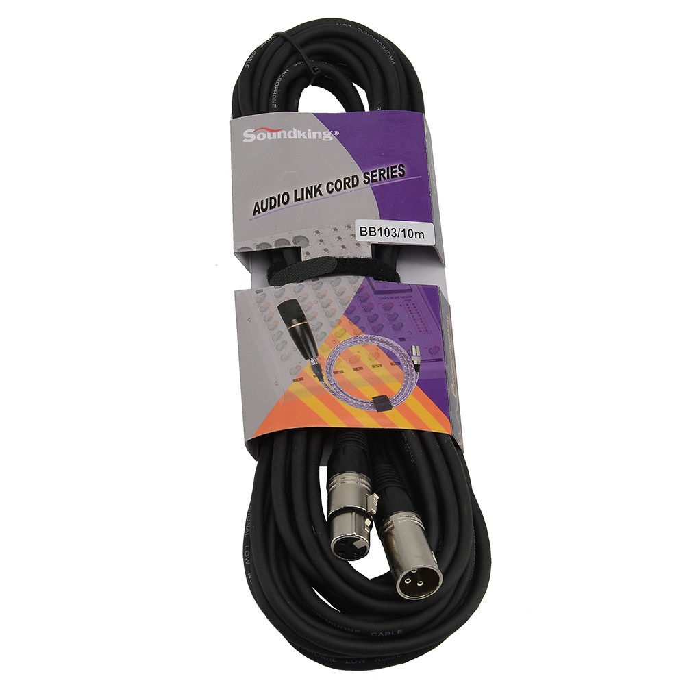 Микрофонный кабель XLR-XLR 10 м SoundKing BB103-10M - фото 3 - id-p74921443