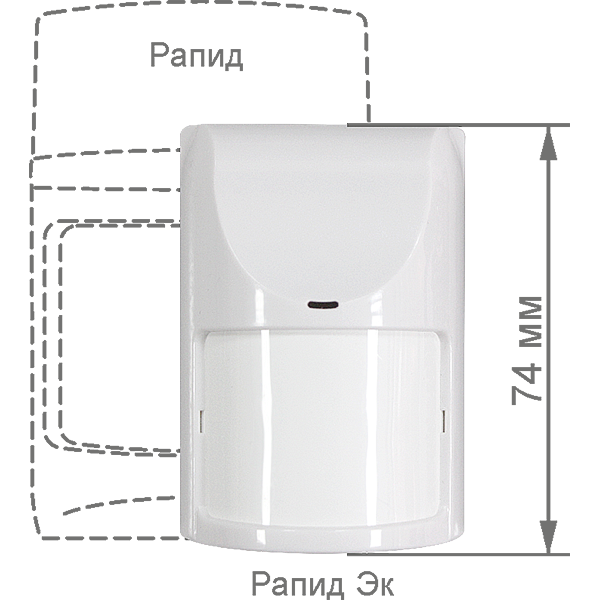 Рапид Эк. Извещатель охранный оптико-электронный инфракрасный пассивный - фото 1 - id-p85467811