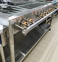 Газовая плита производственная 12 кранов.