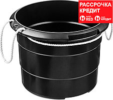 STAYER 40 л, пластмассовое, высокопрочное, с канатными ручками, ведро строительное 06085-40