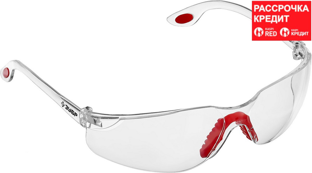 ЗУБР прозрачный, двухкомпонентные дужки, очки защитные Спектр 3 110315 - фото 1 - id-p85470645