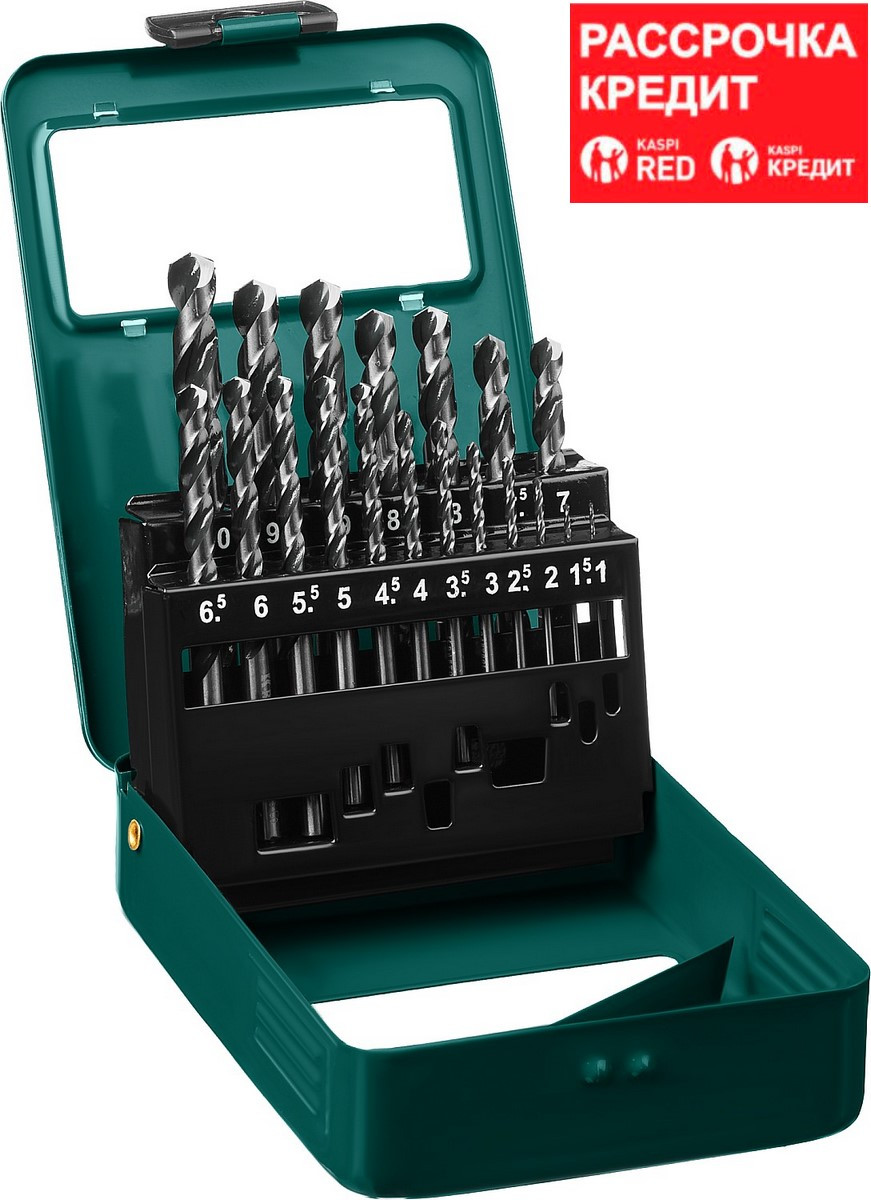 Купить KRAFTOOL 19 шт. (Ø 1-10 мм), класс A, HSS-G, сталь М2(S6-5-2 ...