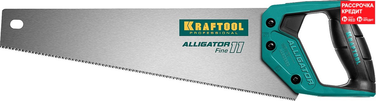 KRAFTOOL 11 TPI, 400 мм, ножовка для точного реза Alligator 11 15203-40