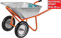 СИБИН 200 кг, 110 л, тачка строительная двухколесная СТ-22 39905_z01