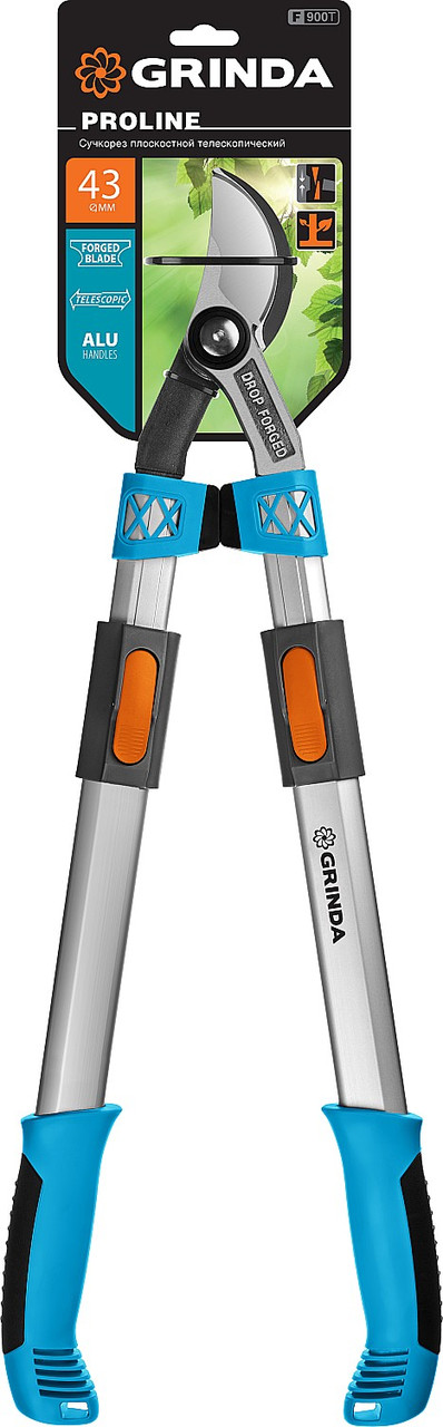 GRINDA 660 мм, кованое лезвие, телескопическая ручка, сучкорез F-900T 424510 - фото 6 - id-p85471675