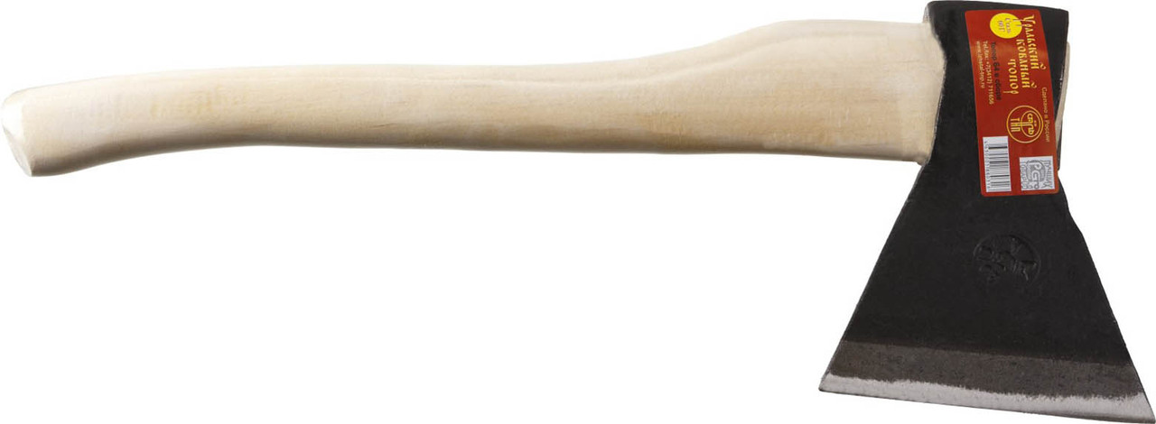 1200 г., топор кованый ИЖ с прямым лезвием и деревянной рукояткой 2071-12 - фото 3 - id-p85471733