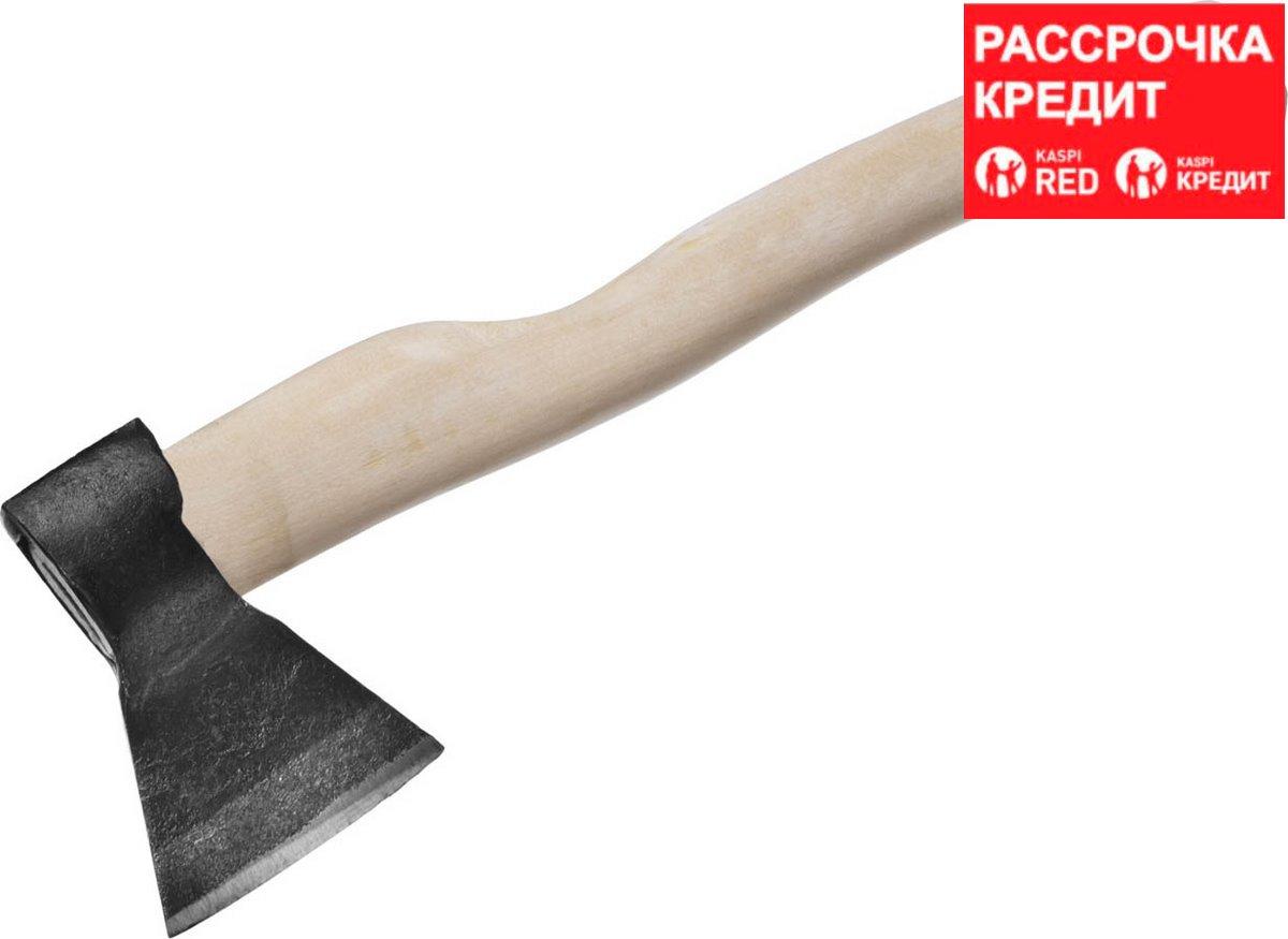 600 г., топор кованый ИЖ с прямым лезвием и деревянной рукояткой 2071-06, фото 1