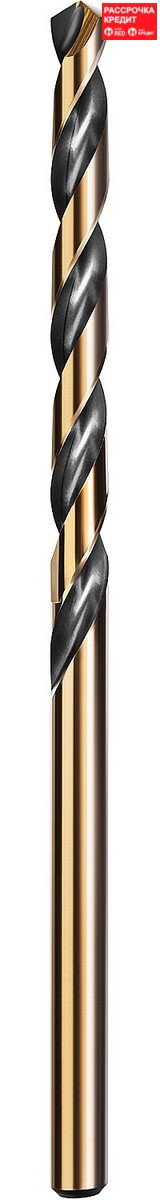 KRAFTOOL Ø 3 мм, HSS-Co (8%), класс A, DIN 338, сверло по металлу 29656-3