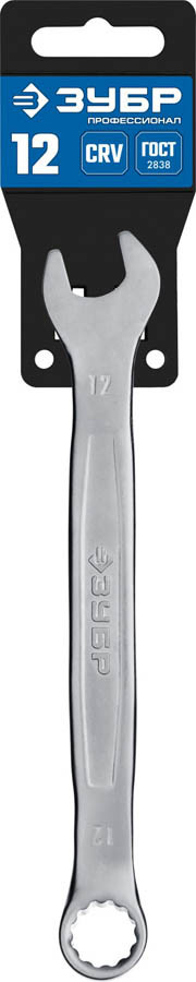 ЗУБР 12 мм, комбинированный гаечный ключ 27087-12_z01 - фото 3 - id-p85470943