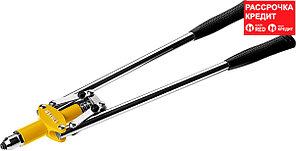 STAYER заклепки 3.2-4.8 мм из алюминия, стали, нерж. стали, литой корпус, заклепочник силовой двуручный