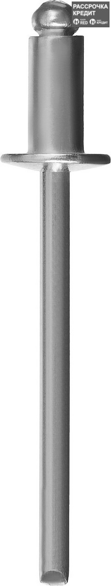 ЗУБР 6.4 х 22 мм, 250 шт., алюминиевые заклепки 31310-64-22 Профессионал