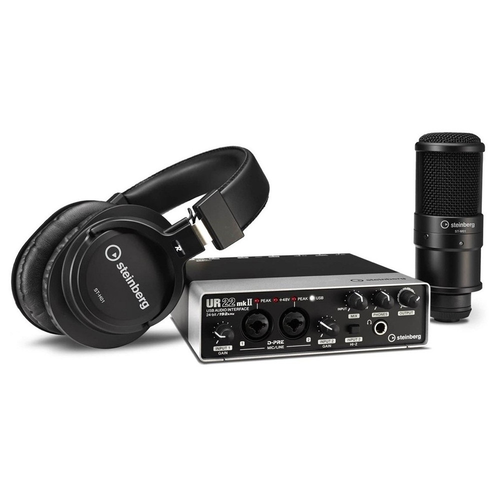 Комплект для звукозаписи Steinberg UR22mkII Recording Pack