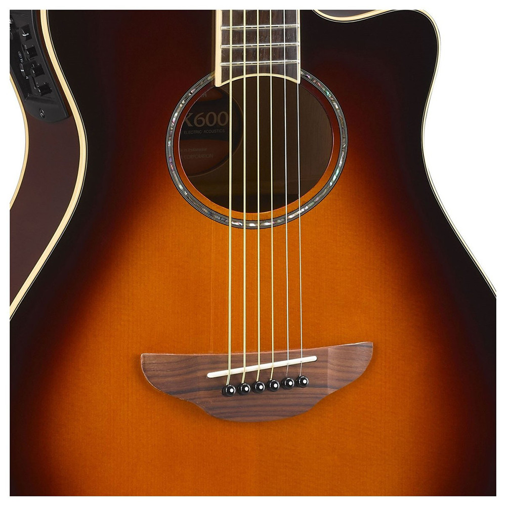 Электроакустическая гитара Yamaha APX600 OLD VIOLIN SUNBURST - фото 4 - id-p74502029