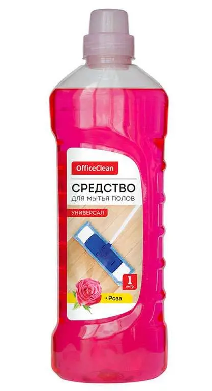 Средство для ухода за полами,универсальное OfficeClean "Роза", 1000 мл.