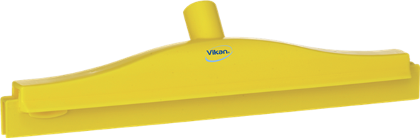 Гигиеничный сгон с подвижным креплением и сменной кассетой, 405 мм, желтый цвет