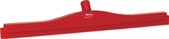 Гигиеничный сгон с подвижным креплением и сменной кассетой, 700 мм, красный цвет