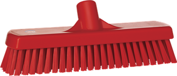 Щетка для мытья полов и стен, 305 мм, Жесткий ворс, красный цвет