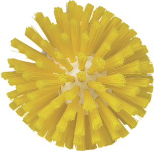 Щетка для очистки мясорубок, Ø135 мм, средний ворс, желтый цвет