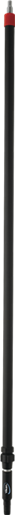 Телескопическая алюминиевая ручка с подачей воды, 1600 - 2780 мм, Ø31 мм, черный цвет - фото 1 - id-p85516542