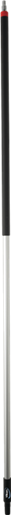 Алюминиевая ручка с подачей воды с бытроразъемным соединением, Ø31 мм, 1920 мм, черный цвет