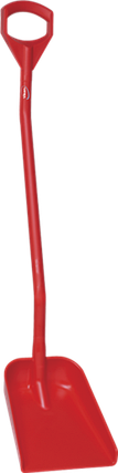 Эргономичная лопата, 340 x 270 x 75 мм., 1280 мм, красный цвет, фото 2