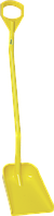 Эргономичная лопата, 340 x 270 x 75 мм., 1280 мм, желтый цвет