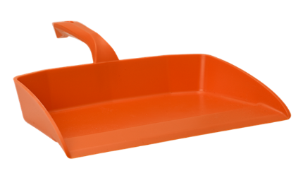 Совок для мусора, 330 мм, оранжевый цвет