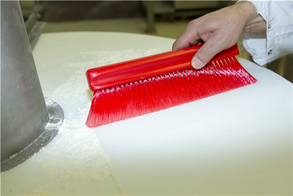 Щетка мягкая для уборки порошкообразных частиц, 300 мм, Мягкий ворс, красный цвет, фото 2