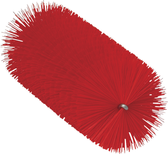 Ерш, используемый с гибкими ручками, Ø60 мм, 200 мм, средний ворс, красный цвет