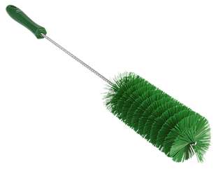 Ерш для чистки труб, диаметр 60 мм, 510 мм, средний ворс, зеленый цвет