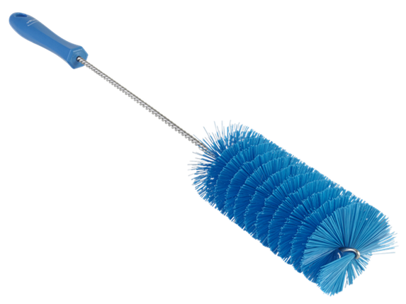 Ерш для чистки труб, диаметр 60 мм, 510 мм, средний ворс, синий цвет, фото 2