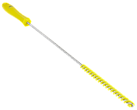 Ерш для чистки труб, диаметр 10 мм, 480 мм, Жесткий ворс, желтый цвет