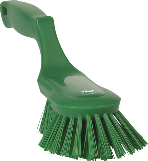 Щетка ручная эргономичная, 330 мм, Жесткий, зеленый цвет