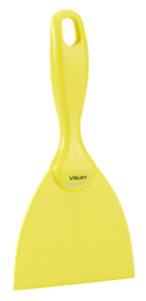 Скребок ручной из полипропилена, 102 мм, желтый цвет, фото 2