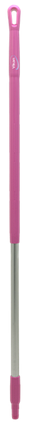 Ручка эргономичная алюминиевая, Ø31 мм, 1310 мм, розовый цвет, фото 2
