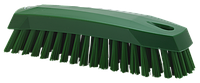 Щетка ручная скребковая, 165 мм, средний ворс, зеленый цвет