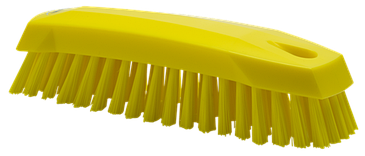 Щетка ручная скребковая, 165 мм, средний ворс, желтый цвет