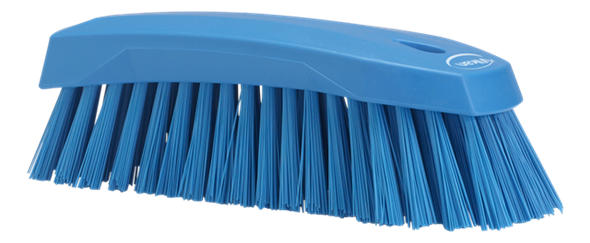 Щетка ручная L, 200 мм, Жесткий ворс, синий цвет, фото 1