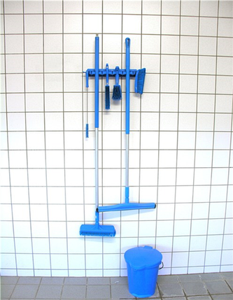 Настенное крепление для 4-6 предметов, 395 мм, синий цвет, фото 2