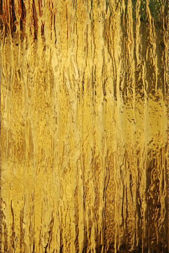 Стекло Узорчатое Зеркало Золото "Дождь" Листовое 4мм - фото 1 - id-p85519102