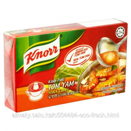 Концентрат бульона тайского супа Том Ям Knorr, 24 грамм