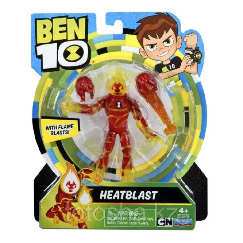 Ben 10 "Человек-огонь" фигурка 12.5 см, 76102