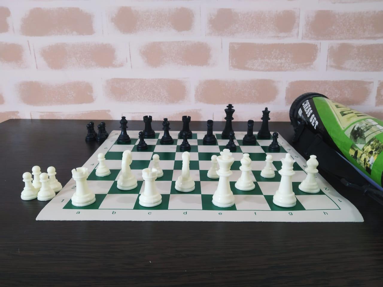 Набор шахмат переносной в тубусе 36х6.5