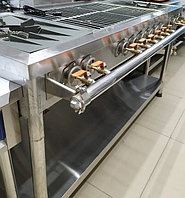 Газовая плита производственная 10 кранов.