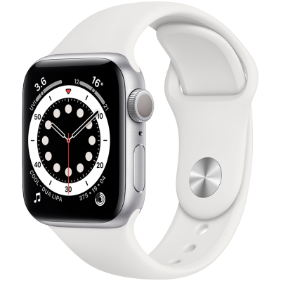 Apple Watch Series 6 GPS, 44mm Silver Aluminium