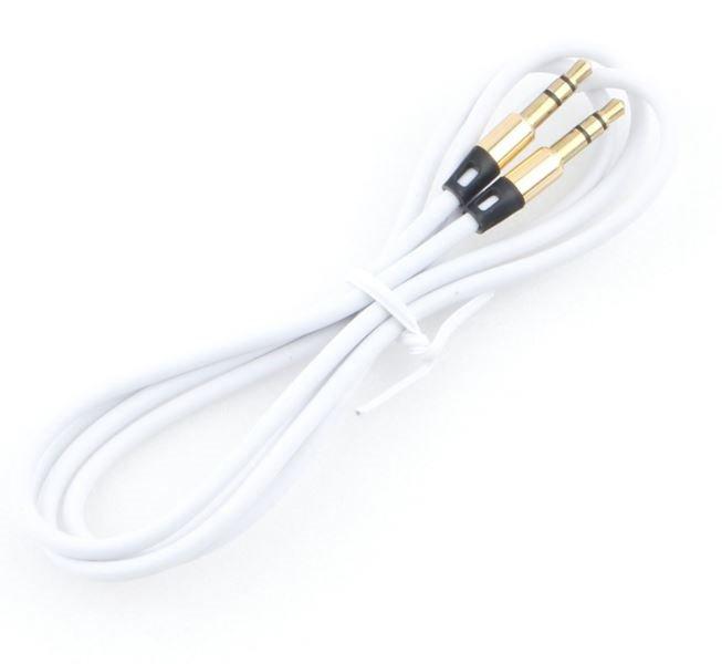 Кабель аудио Cablexpert CCAB-01-35MM-1MW 3.5 джек (M)/3.5 джек (M) 1м блистер белый